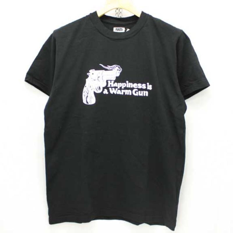 RATS WARM GUN T-SHIRTS:BLACK !!