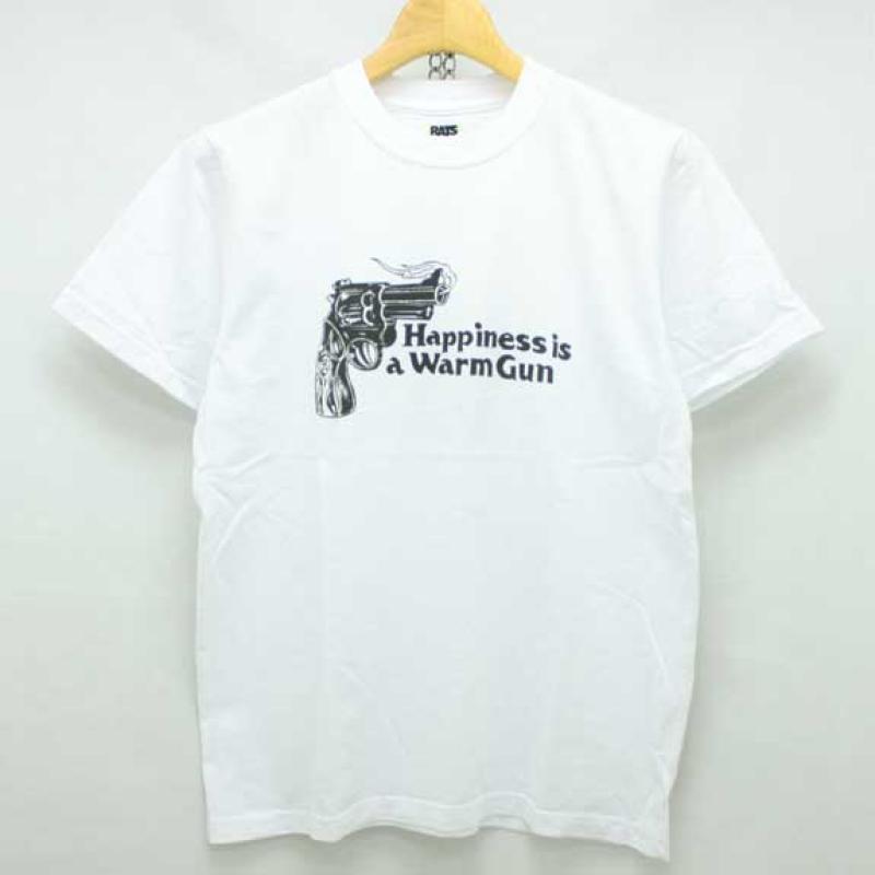 RATS WARM GUN T-SHIRTS:WHITE !!