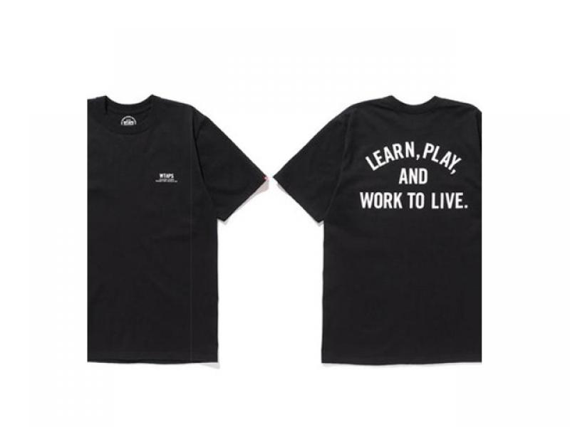 wtaps MOTTO SS / TEE. COTTON !