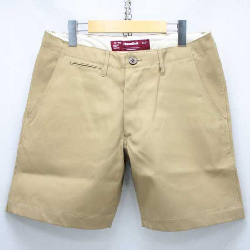 HIDE&SEEK HS Chino Shorts (14sa):KHAKI !!