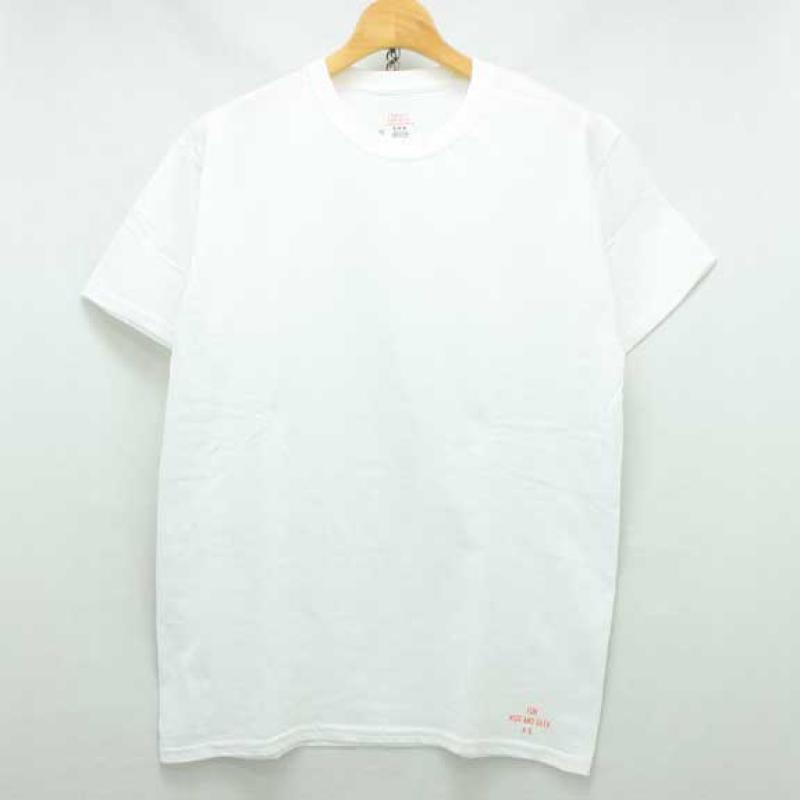 HIDE&SEEK Hanes 3P Tee C-Neck(14sa):WHITE !!