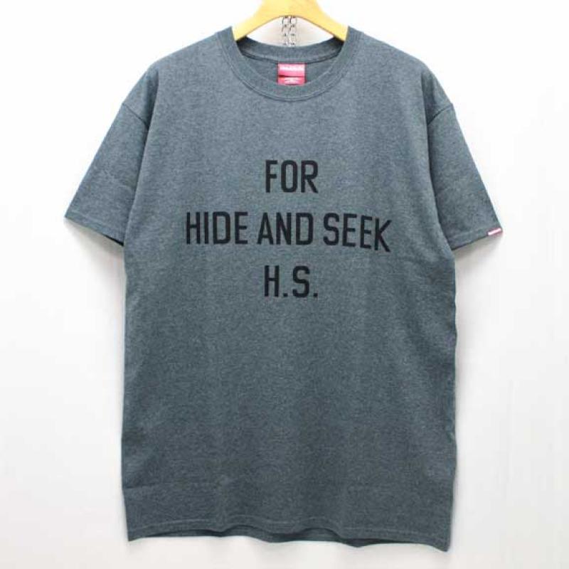 HIDE&SEEK FOR H.S. S/S Tee (14sa-Heather):H-GREY !!