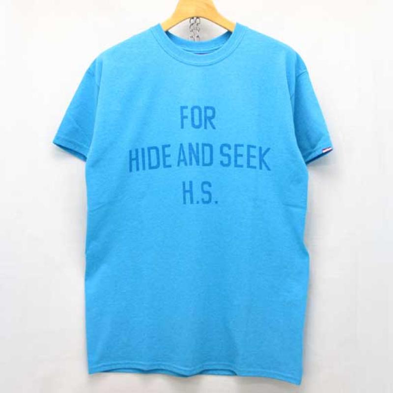 HIDE&SEEK FOR H.S. S/S Tee (14sa-Heather):H-BLUE !!