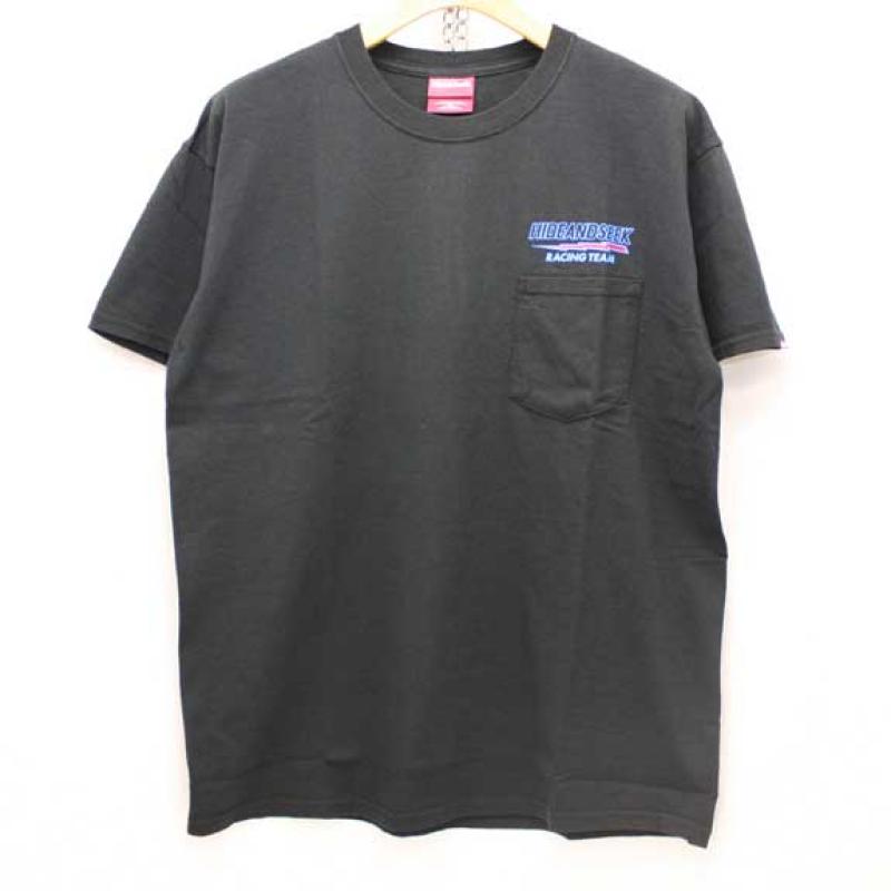 HIDE&SEEK Bolt S/S Tee:BLACK !!