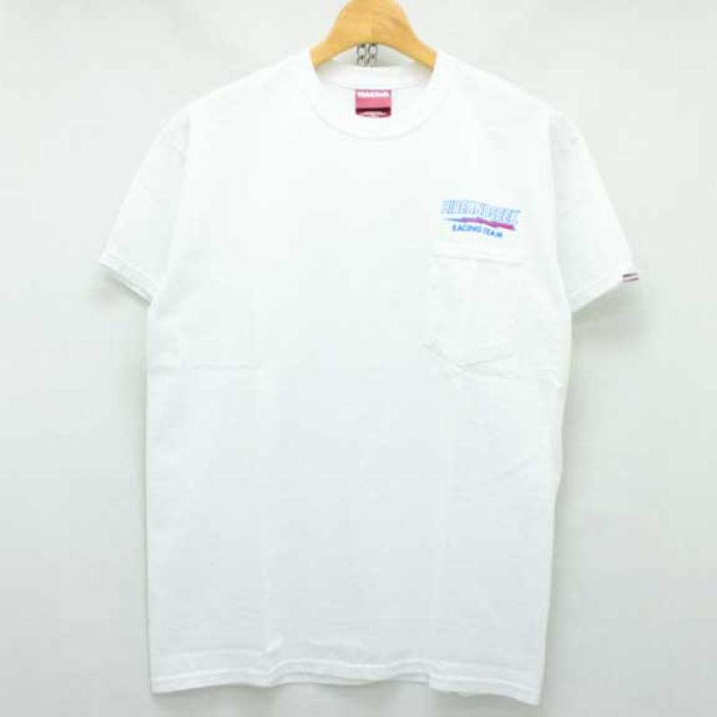 HIDE&SEEK Bolt S/S Tee:WHITE !!