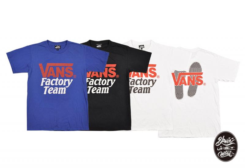 ȯ䤬ŤƤޤ VANSSD FACTORY TEAM T-SHIRT