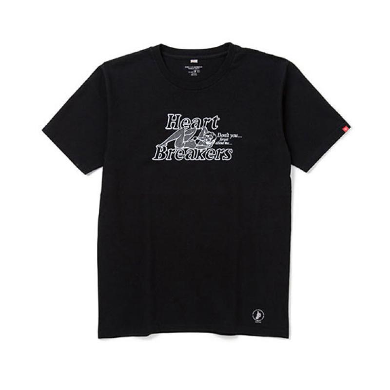 BEDWIN S/S PRINT T "ALEXANDRA":BLACK