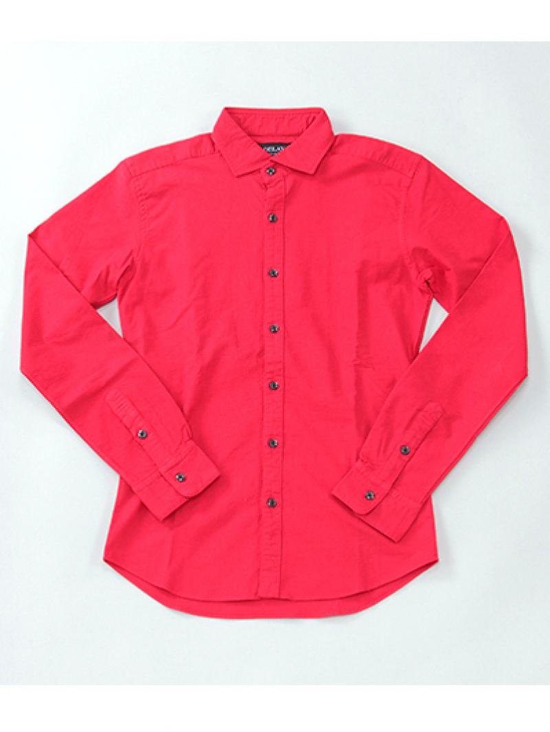 DELAY by Win&Sons:HEAVY OX SHIRT(DW20-SH-003)/RED