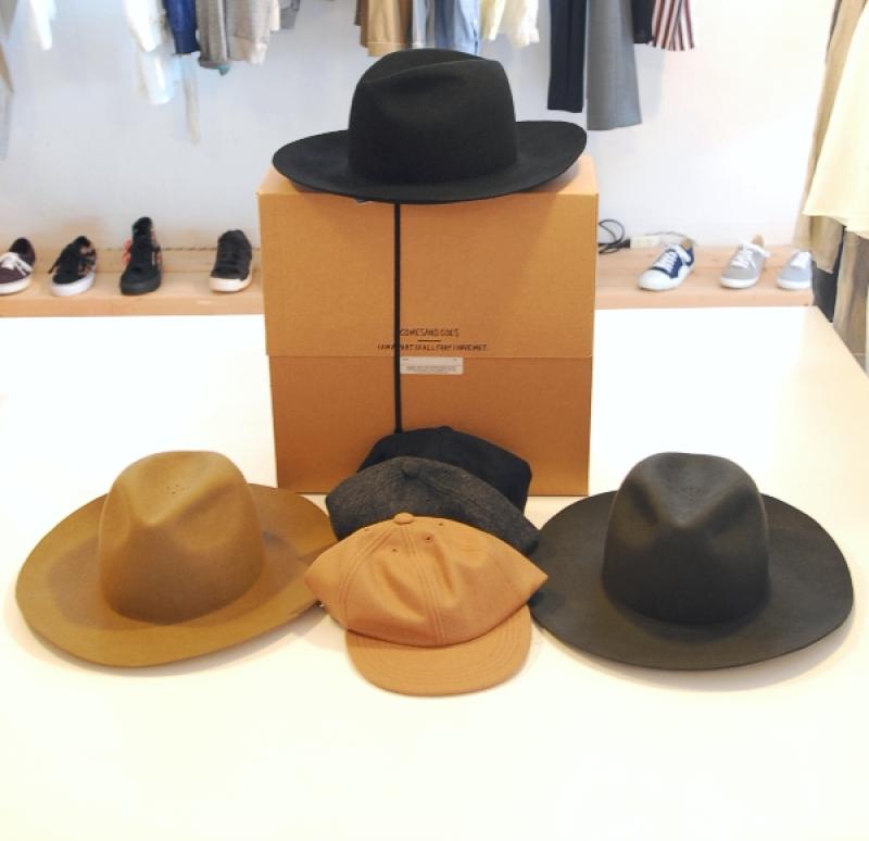 New arrivals/COMESANDGOESLIGHT FELT LONG BRIM HAT¾