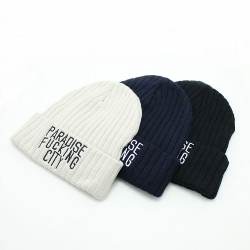 HIDE&SEEK PA FU CITY Knit CAP!!