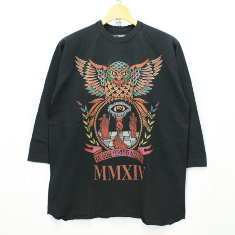 SOFT MACHINE BABYLON EYE RAGLAN:BLACK