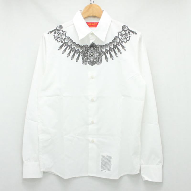 SOFT MACHINE GEOMETRIC SHIRTS:WHITE