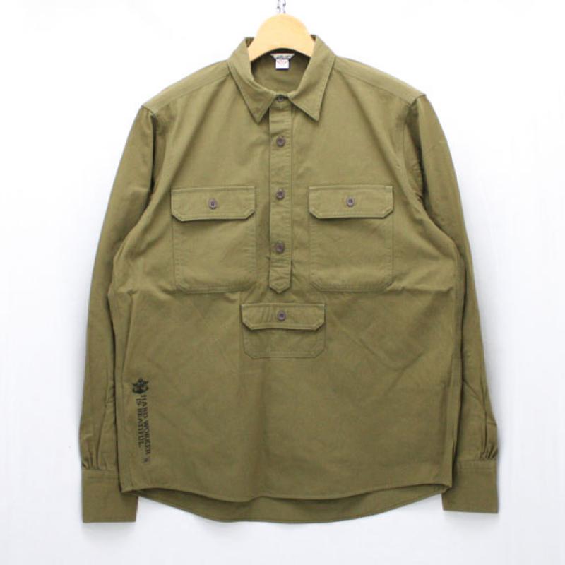 GROK LEATHER HWB CAMPING SHIRT:KHAKI