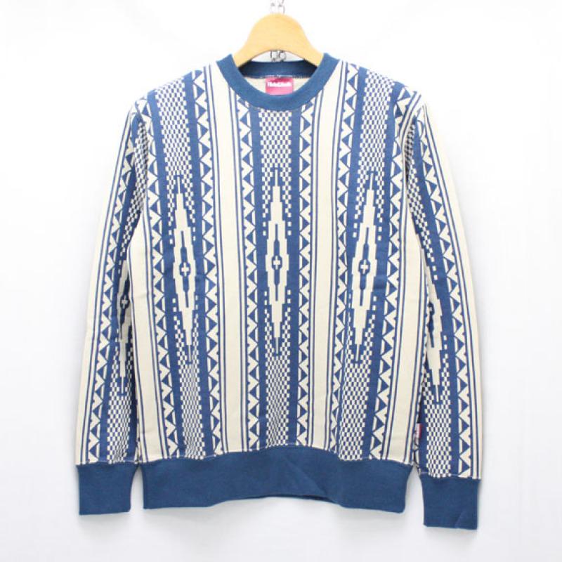 HIDE&SEEK Harding Sweat Shirt:NAVY