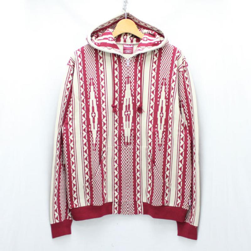 HIDE&SEEK Harding Sweat Parka:BURGUNDY