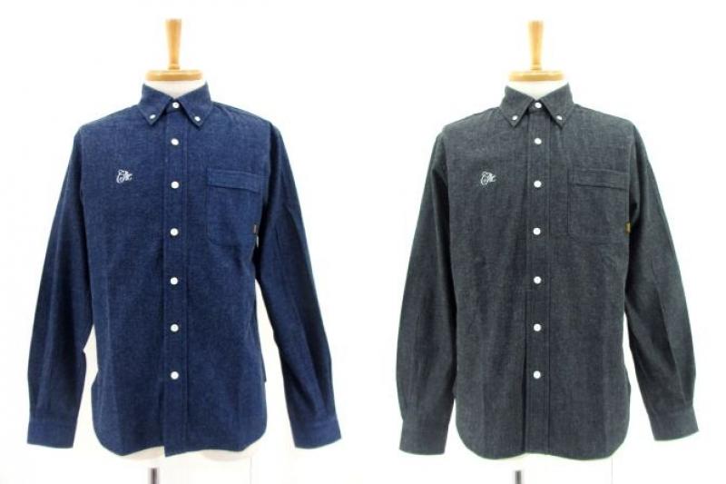 CALEE DENIM BUTTON DOWN SHIRT