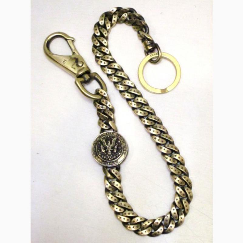 CALEE ACCESSORY CONCHO WALLET CHAIN