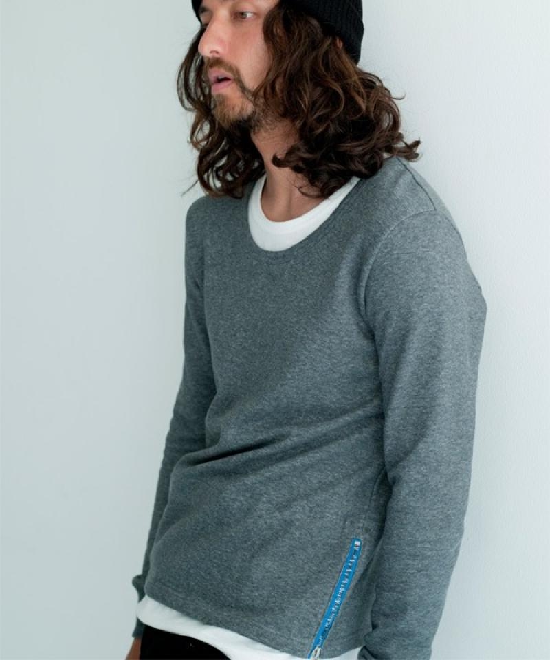 REHACER (쥢) åȥ Lime layard sweat cutsew 