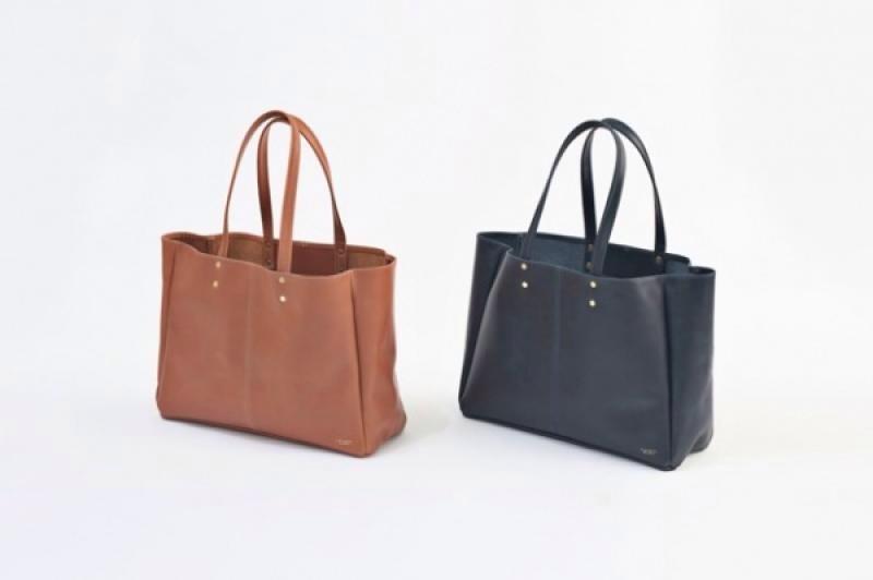 ܥƥ VICTIMTUSTING LEATHER TOTE BAG