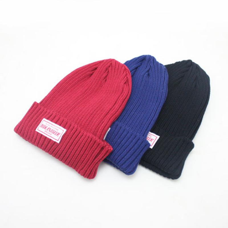 HIDE&SEEK Rib Knit CAP (14aw)