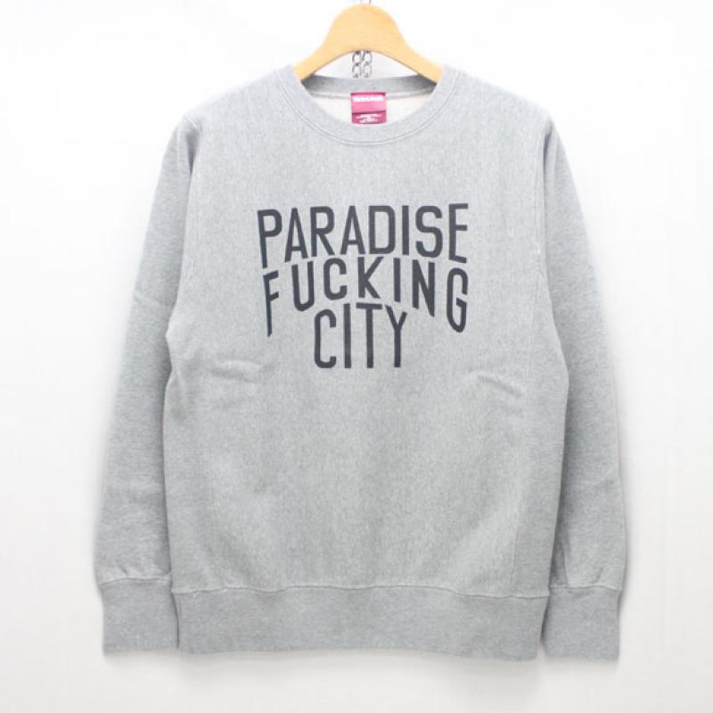 HIDE&SEEK PA FU CITY Sweat Shirt:H-GREY !!