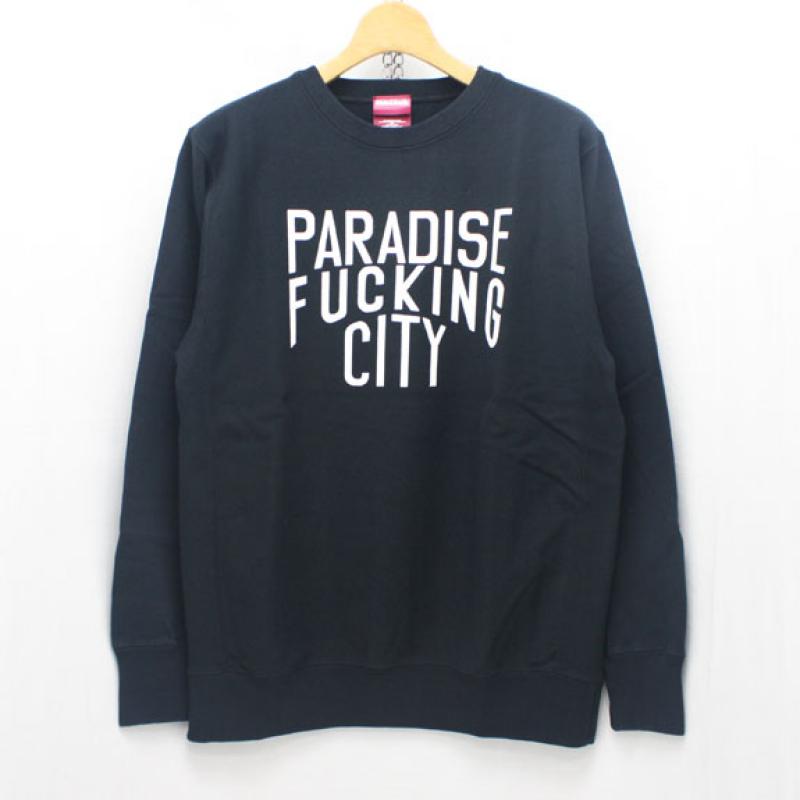 HIDE&SEEK PA FU CITY Sweat Shirt:BLACK !!