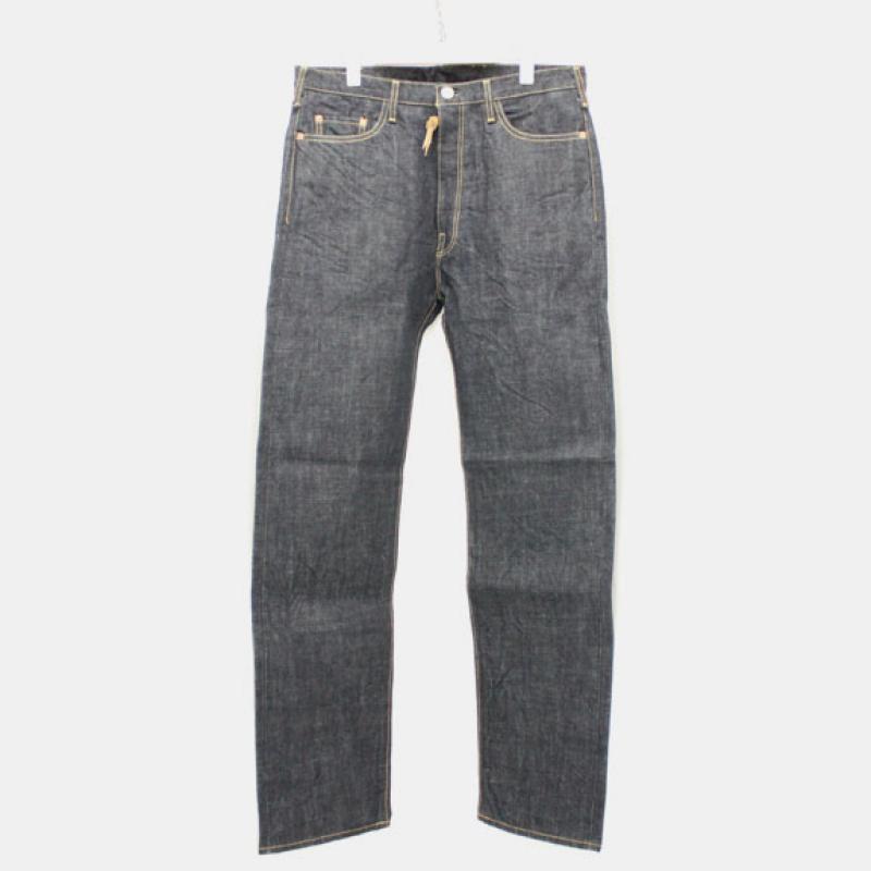 GROK LEATHER SELVAGE DENIM STRAIGHT:INDIGO !!