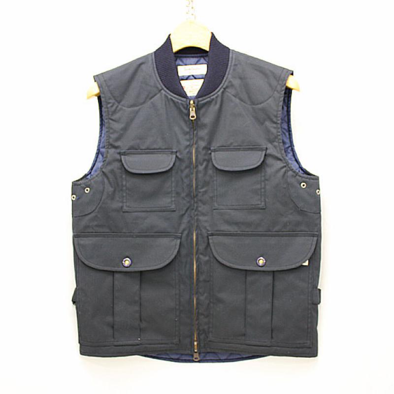 GROK LEATHER HWB HUNTING VEST:DARK NAVY !!