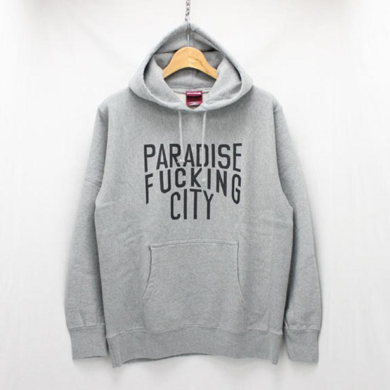 HIDE&SEEK PA FU CITY Sweat Parka:H-GREY !!