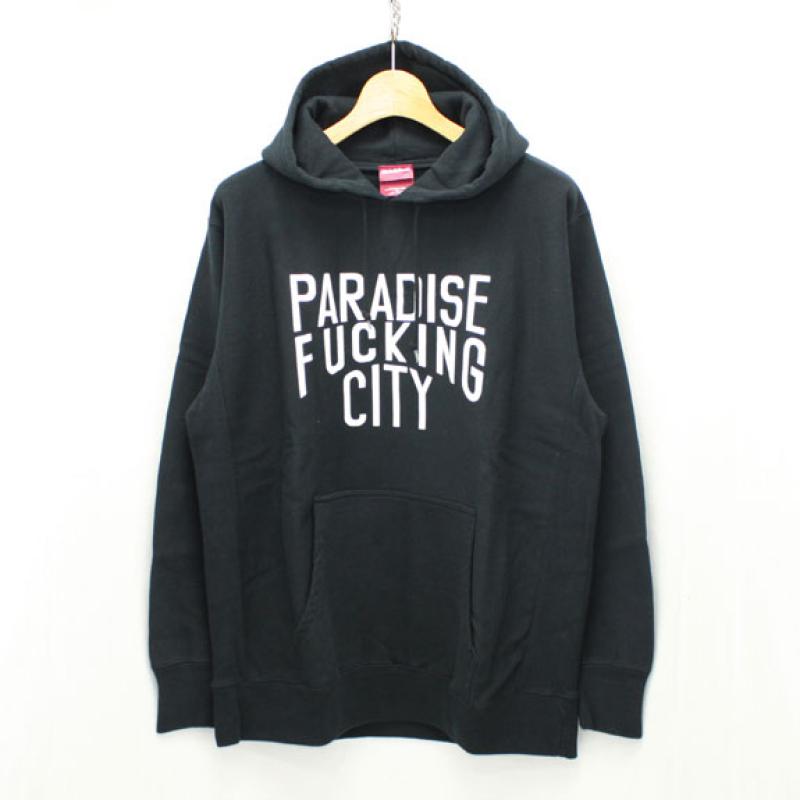 HIDE&SEEK PA FU CITY Sweat Parka:BLACK !!