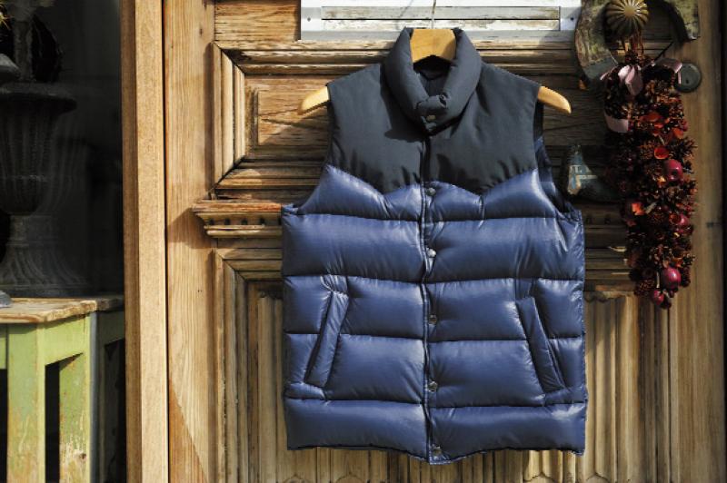 uniform experiment CLASSIC YOKE DOWN VEST