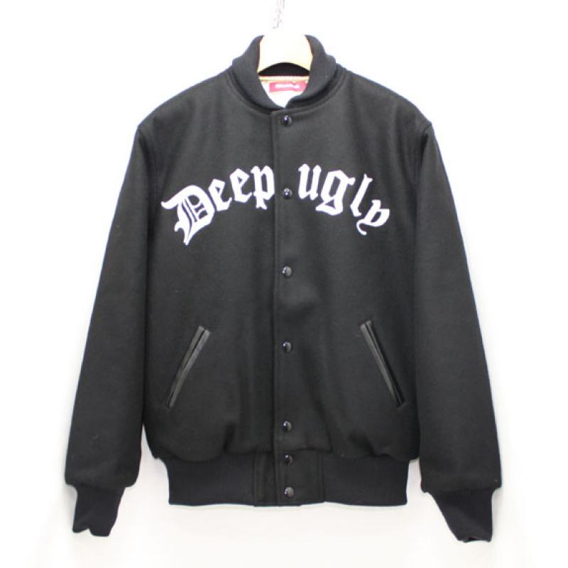 HIDE&SEEK Stadium JKT (14aw):BLACK !!