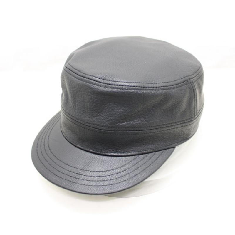 RATS LEATHER WORK CAP:DARK BROWN !!