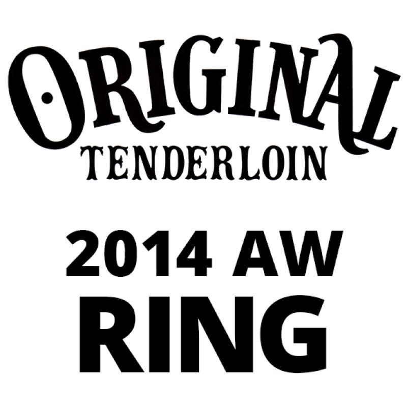 TENDERLOIN T-H.S RING SILVER/STONE !!