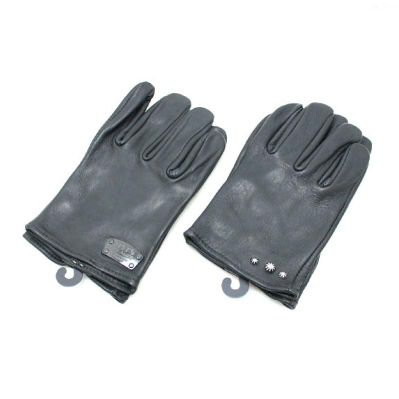 RATS LEATHER GLOVES:PLATE !!