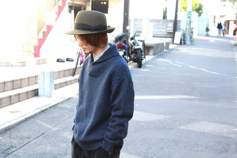 VICTIM/SHAWL COLLAR KNIT ʥå2