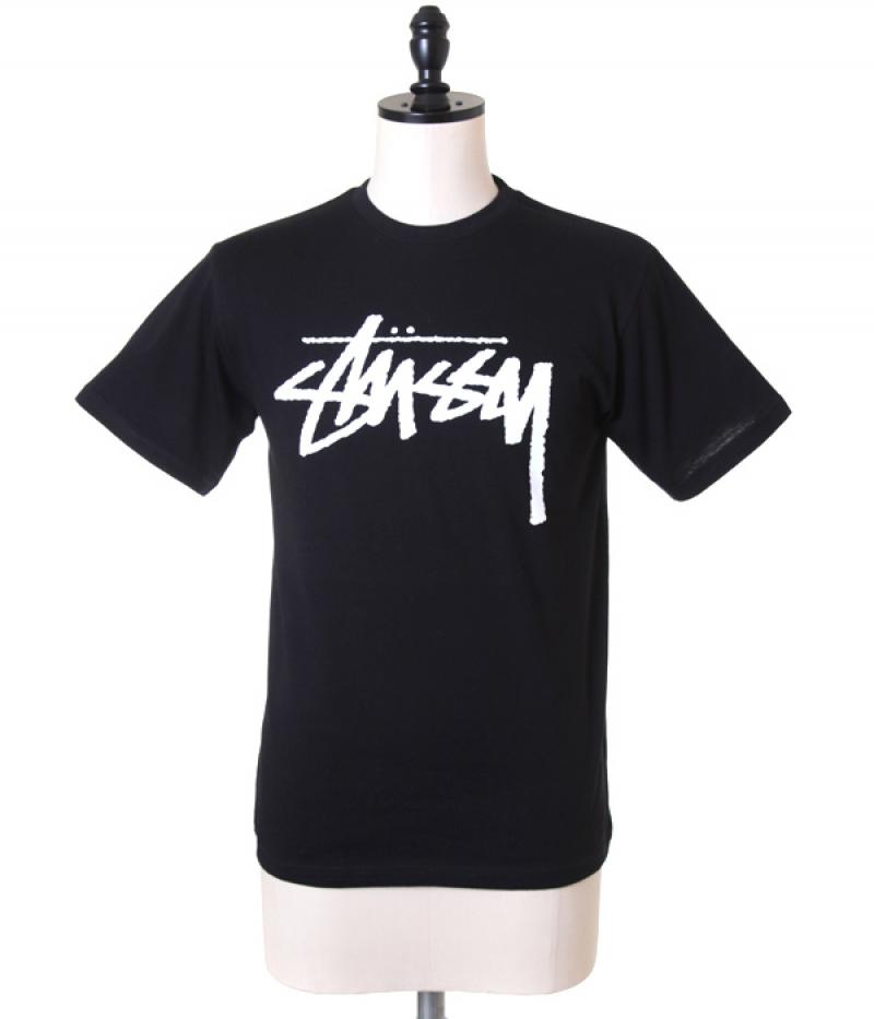  STUSSY  STOCK LOGO TEE٤ޤ!