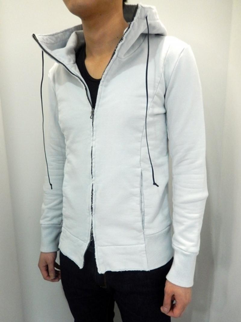 OURET:COTTON SWEAT STAND COLLAR ZIP PARKA[OR151-3171] 