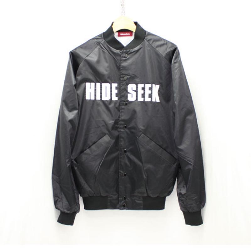 HIDE&SEEK Stadium JKT-95 (15ss):BLACK !!