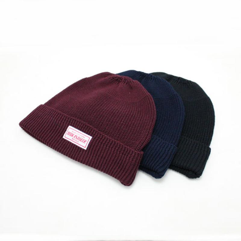 HIDE&SEEK Army Knit CAP !!