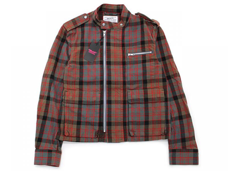 PEEL&LIFT /tartan motorcycle jacket 