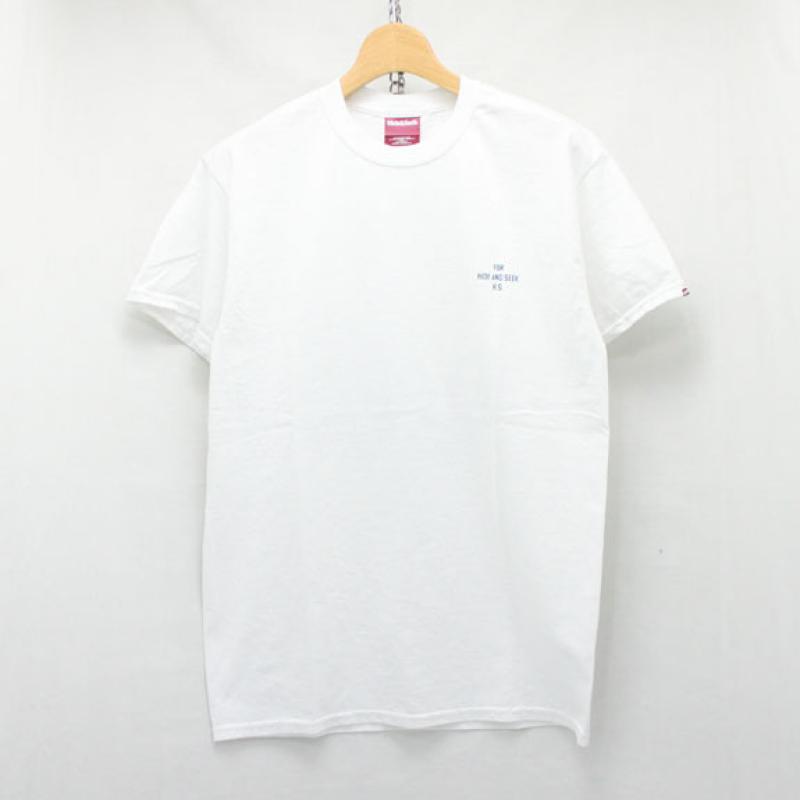 HIDE&SEEK King S/S Tee:WHITE !!