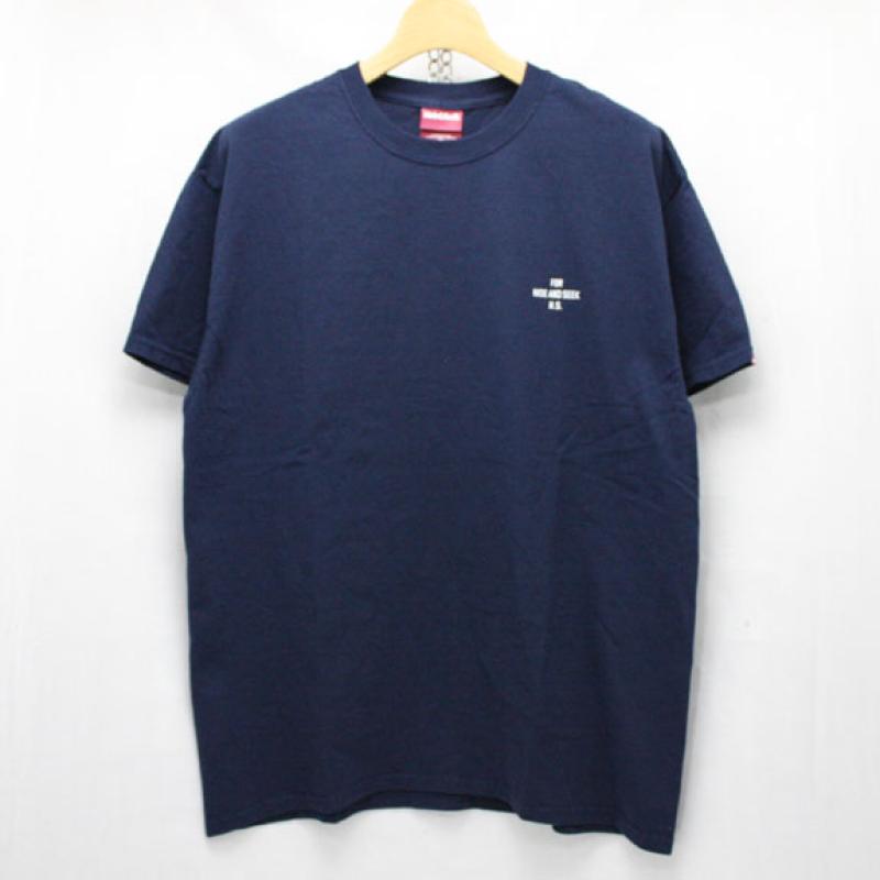 HIDE&SEEK King S/S Tee:NAVY !!