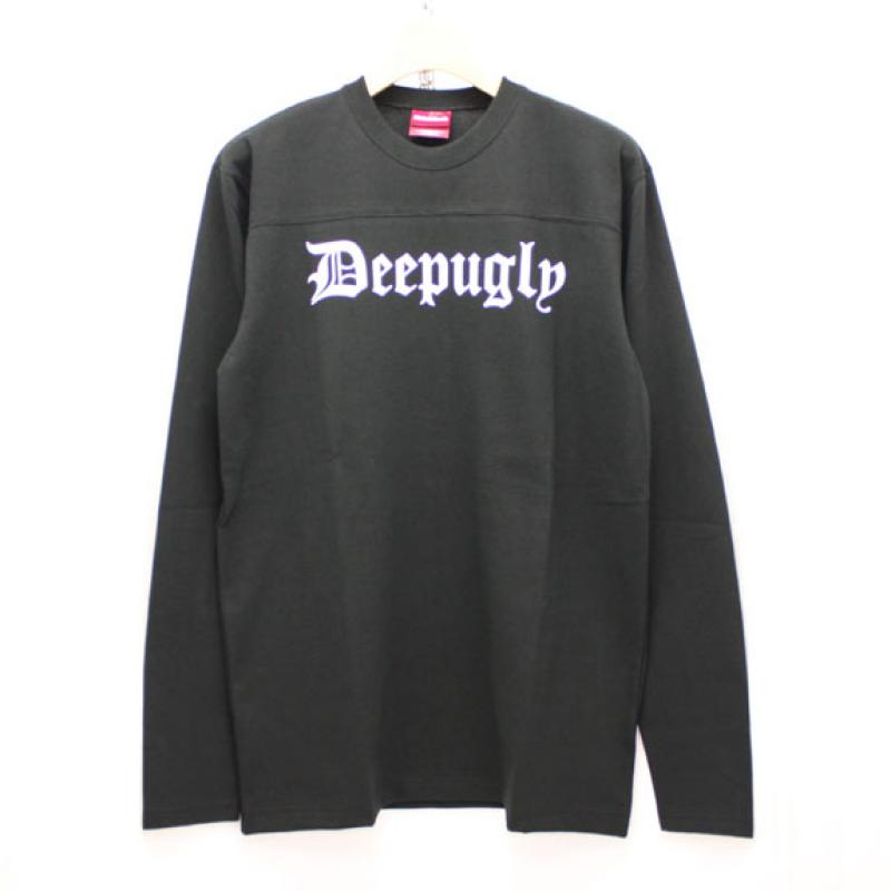 HIDE&SEEK Deep Ugly Football Shirt:BLACK !!