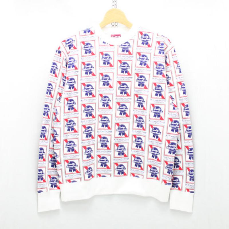 HIDE&SEEK Pub Sweat Shirt:WHITE !!