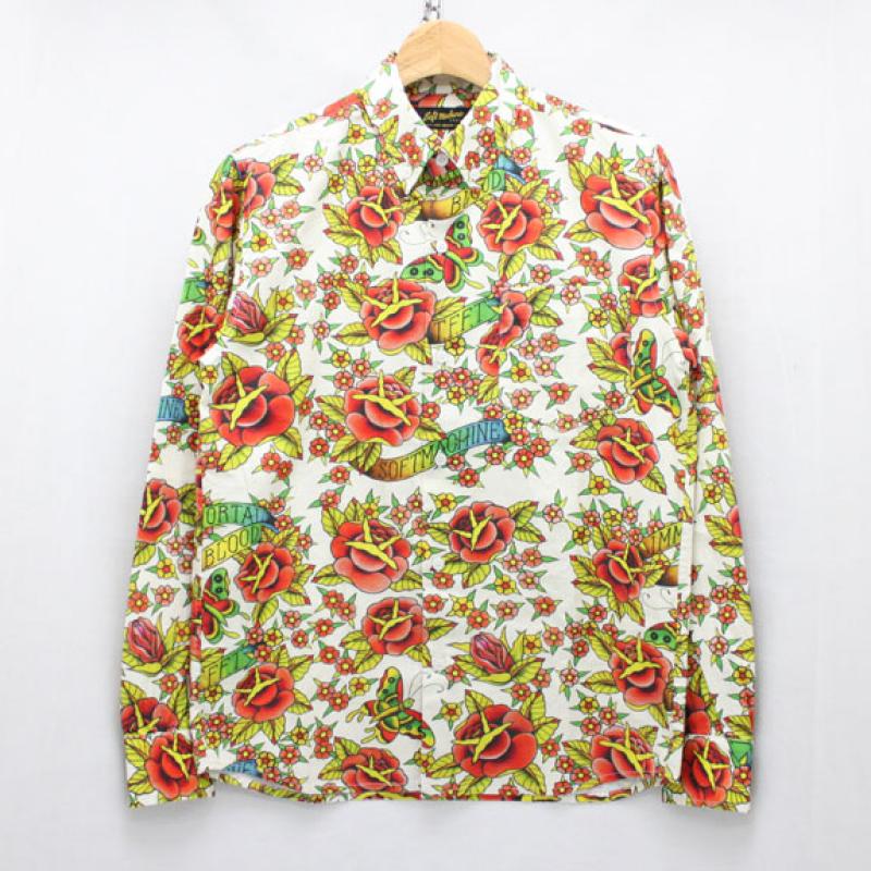 SOFT MACHINE GARDEN SHIRTS L/S:WHITE !!