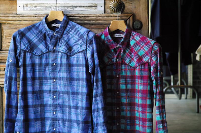 nonnative NN-S2712 RANCHER SHIRT COTTON PIQUE CHECK