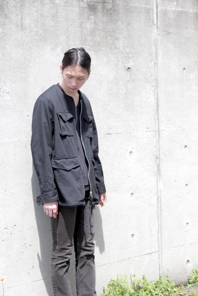 VICTIM / NO COLLAR M-65 COAT NAVY ʥå