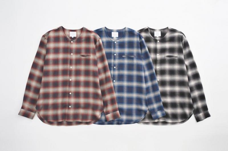 ٥ƥ VICTIM/NO COLLAR CHECK SHIRTS