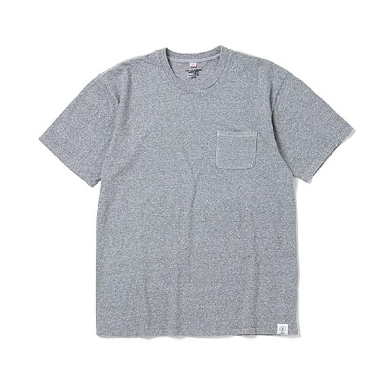 BEDWIN S/S C-NECK POCKET T "JACK":GRAY !!